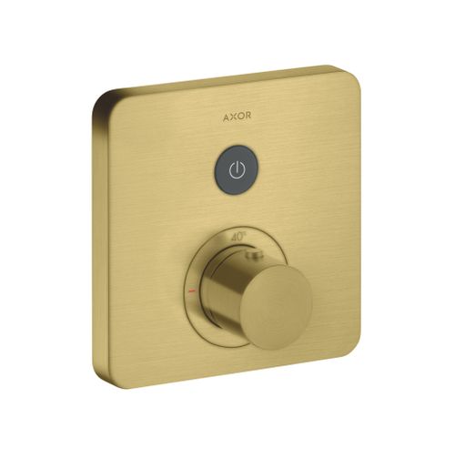 AXOR-HG-AXOR-ShowerSelect-Thermostat-Unterputz-softcube-1-Verbraucher-Brushed-Brass-36705950 gallery number 1